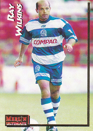 Ray Wilkins Queens Park Rangers 1995/96 Merlin Ultimate #180